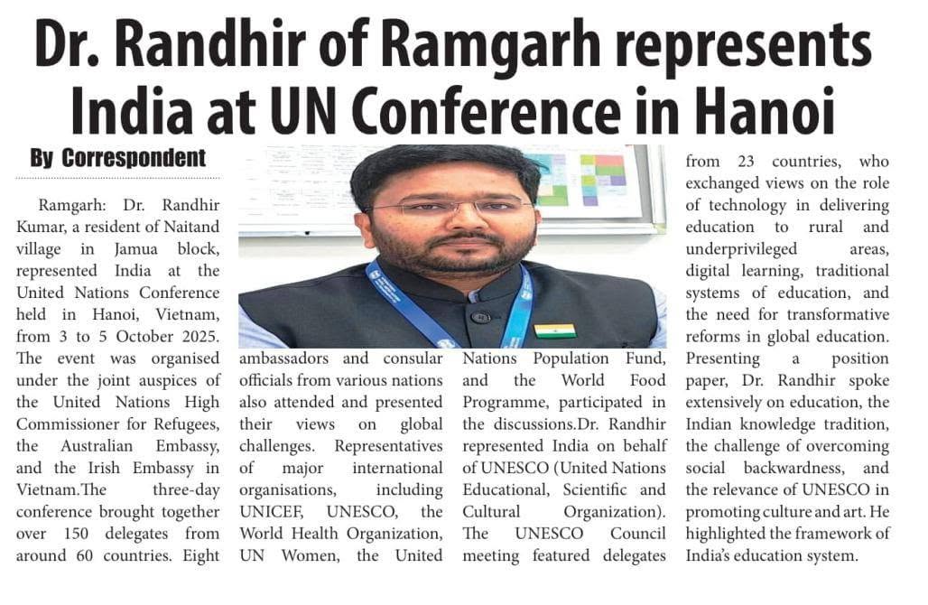 United Nations Confrence Hanoi 2025  Media Coverage